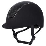 Casque déquitation harrys horse regal velvet sparkle - zwart - 55 / 57 Casque déquitation harrys horse regal velvet sparkle - zwart - 55 / 57