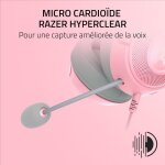 Casque filaire rgb - razer - kraken kitty v2 - oreilles de chat - micro hyperclear - son surround 7. ...