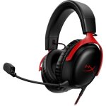 Casque gamer filaire - hyperx cloud iii - pour pc & console - noir / rouge