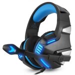 Casque gamer hunterspider v3 couteur avec microphone led lumire usb + 3. 5mm 4pin casque de jeu pour ...