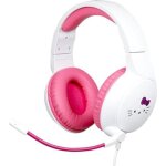 Casque gaming circum - aural - filaire - konix - pc ps5 switch 2 et xbox - hello kitty - microphone - ...