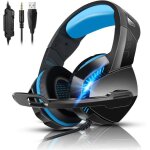 Casque gamer gaming pour ps5 ps4 - micro r�ducteur de bruit - son st�r�o hi - fi - compatible xbox series ...