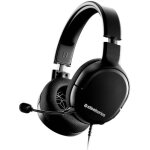 Casque gaming filaire - steelseries - arctis 1 - pc / xbox / ps5 - microphone amovible - noir