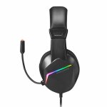 Casque gaming - mars gaming - mh122 - intra - auriculaire - microphone - rgb r�tro - �clair�