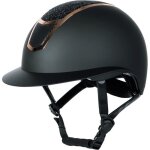 Casque harrys horse mont blanc sparkle - zwart - rosegold - 56 / 58