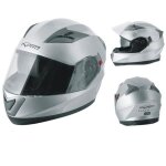 Casque homologué integral moto scooter pare - soleil intégré touring gris xxl Casque homologué integral moto scooter pare - soleil intégré touring gris xxl