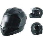 Casque homologu integral moto scooter pare - soleil intgr touring noir xl