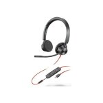 Casque - hp - poly blackwire 3325 - usb - c - 3. 5mm - microsoft teams certifi�
