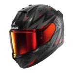 Casque intgral shark d - skwal 3 blast - r mat - black / anthracite / red - xs