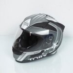 Casque int�gral torx pour deux roues torx taille xs billy 2 57 black grey / 53 - 54 neuf