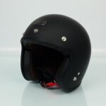 Casque jet gasoline cafe racer s250 noir mat pour moto taille s 55 - 56cm neuf Casque jet gasoline cafe racer s250 noir mat pour moto taille s 55 - 56cm neuf