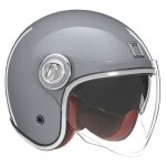 Casque jet nox premium heritage gris nardo