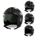 Casque jet pilot air force luxe