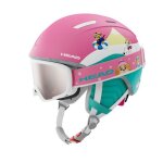 Casque + masque de ski / snow head maja set paw fille