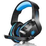 Casque gaming ps5 pour ps4 xbox nintendo pccasque gaming microfilaire ultra leger - micro d�tachable