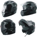 Casque modulable moto transformable visière pare soleil noir xxl Casque modulable moto transformable visière pare soleil noir xxl