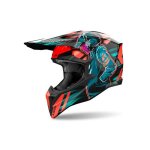 Casque moto cross airoh wraaap cyber