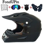 Casque moto cross et enduro adulte motocross scooter racing dot certifi� casque course avec filet lunettes ...