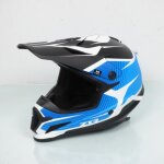 Casque moto cross enduro blanc bleu noir z1r rise pour homme femme taille m neuf