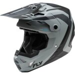 Casque moto cross fly racing formula cp krypton - gris / noir mat - m