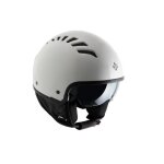 Casque moto demi - jet tucano urbano elfresh - blanc brillant - l