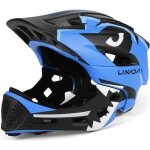 Casque moto enfants enfants bleu