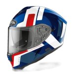 Casque moto int�gral airoh spark shogun - blue / red gloss - xs