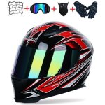 Casque moto intgral homme femme adulte scooter casques motocross casque sport cran iris cadeaux 4 ...