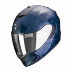 Casque moto intégral scorpion exo - 1400 evo carbon air cerebro ece 22 - 06 - bleu - l Casque moto intégral scorpion exo - 1400 evo carbon air cerebro ece 22 - 06 - bleu - l