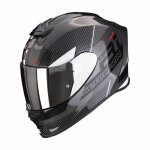 Casque moto intégral scorpion exo - r1 evo air final ece 22 - 06 - argent foncé / noir / blanc - s Casque moto intégral scorpion exo - r1 evo air final ece 22 - 06 - argent foncé / noir / blanc - s