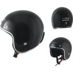 Casque moto jet noir tg. xxl kustom scooter ece 22 - 05 approbation Casque moto jet noir tg. xxl kustom scooter ece 22 - 05 approbation