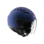 Casque moto jet tucano urbano eltop - bleu infinito mat - s