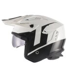 Casque moto jet ufo sheratan - blanc - l