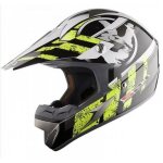 Casque pour moto ls2 taille l mx433 strippe neuf blanc noir jaune fluo brillant Casque pour moto ls2 taille l mx433 strippe neuf blanc noir jaune fluo brillant