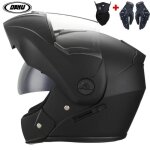 Casque de moto modulable intgral approuv par le dotvisire intrieurecasque de motocrosslentille de ...