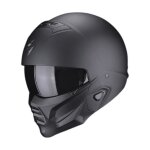 Casque moto modulable scorpion exo - combat ii solid ece 22 - 06 - noir mat - 2xl