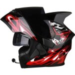 Casque moto modulable xxxl