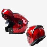 Casque moto scooterdexpriences de moto modulaires  double visire pour hommes et femmescasques de moto ...