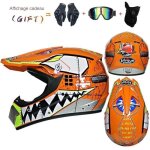 Casque de motocross intégral pour motocross motocross motocross avec visière masque de lunettes gants ... Casque de motocross intégral pour motocross motocross motocross avec visière masque de lunettes gants ...