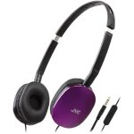 Casque plat pliable - jvc - ha - s160m - v - u - violet - microphone avec tlcommande - 66g lger