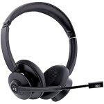 Casque professionnel bluetooth tnb activ 1000x avec base de recharge - noir