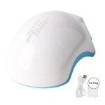 Casque de repousse des cheveux laser de thrapie de traitement des cheveux contrle de lhuile casquette ...