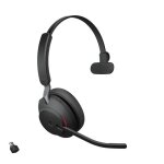 Casque sans fil - jabra - evolve2 65 - usb - c - mono - annulation du bruit