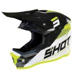 Casque shot furious camo neon yellow glossy