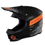 Casque shot race gear furious roll black orange matt - casque motocross enduro quad scooter - ultra l�ger ...