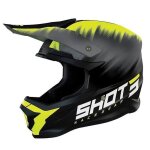 Casque shot furious versus neon yellow matt