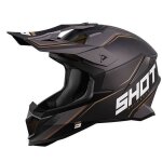 Casque shot lite prism black gold matt
