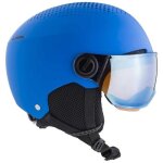 Casque de ski - alpina - zupo visor q - lite - visire intgre - protection uv - confort optimal