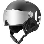 Casque de ski - bolle - might visor - noir mat - protection abs - taille 55 - 59 cm