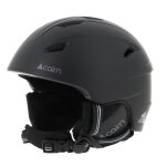 Casque de ski - cairn - electron mat black - abs - ajustement taille - ventilation complte